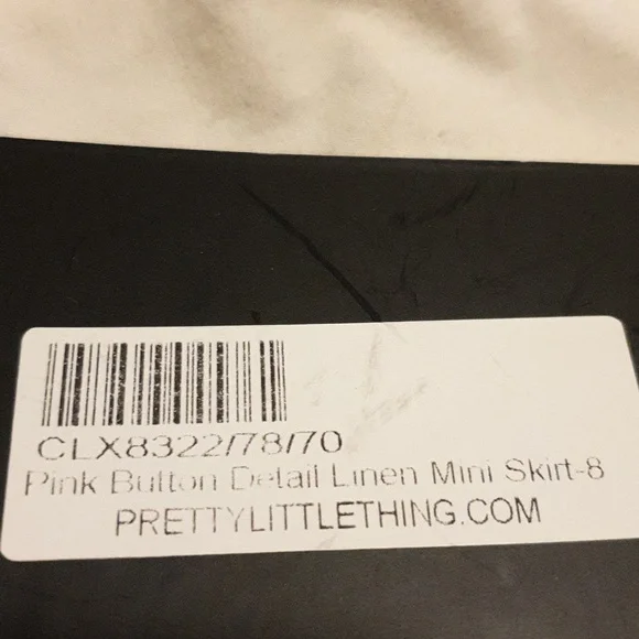 PRETTY LITTLE THINGS MINI SKIRT SIZE 10 - Picture 3 of 3
